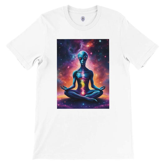 Alien Aligning Chakras Crewneck T-shirt