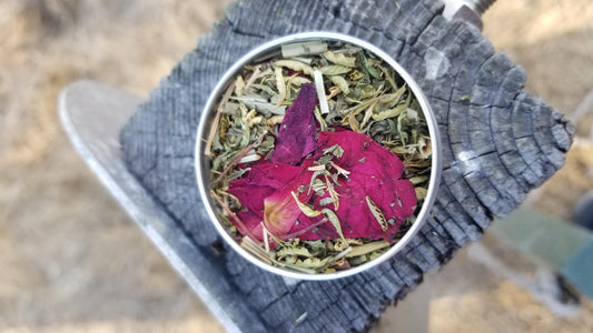 GOOD FEELING -Uplifting and Energizing Natural Organic Loose Leaf Herbal Tea Blend (1oz)