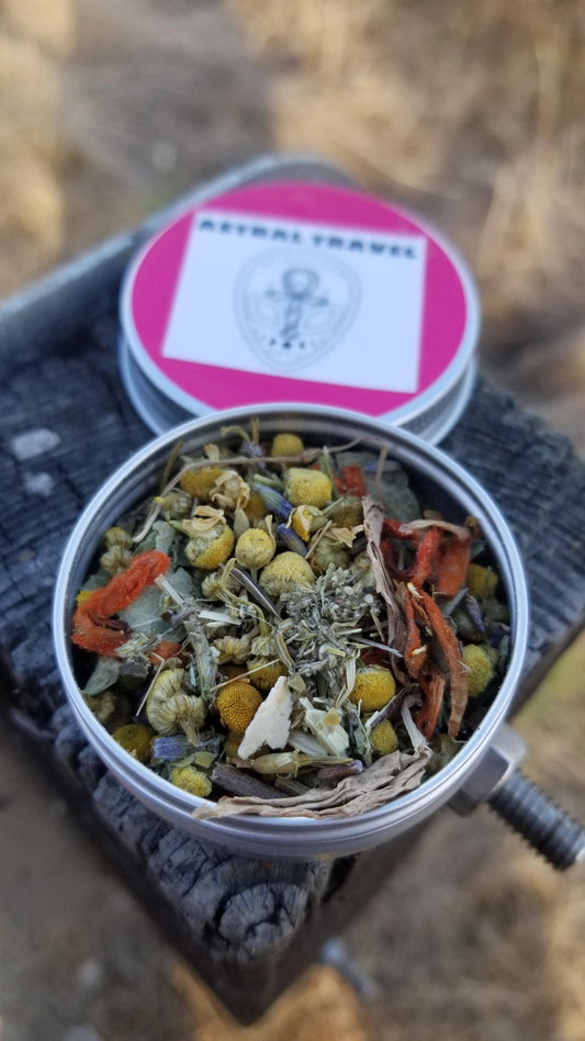 ASTRAL TRAVEL- Relaxing Dream Enhancing Natural Organic Loose Leaf Herbal Tea Blend (1oz)